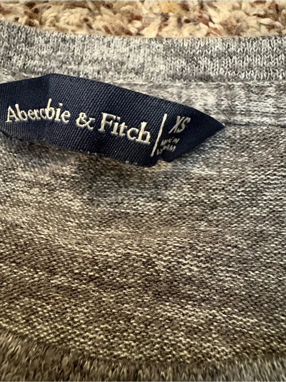 Abercrombie & Fitch XS Graphic Tee Bundle | 3 Pack Logo Tees | Y2K Casual Basics